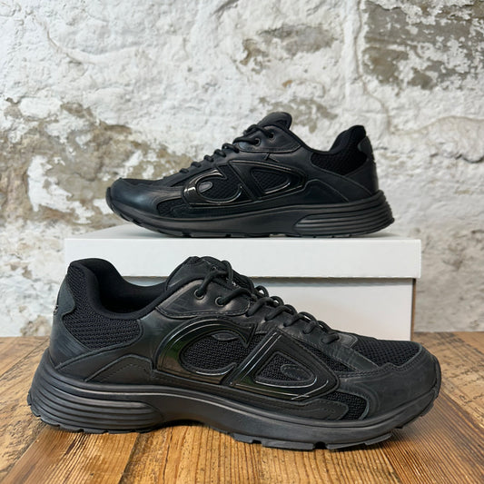 Dior B30 Triple Black Countdown Sneaker Sz 11 (44)
