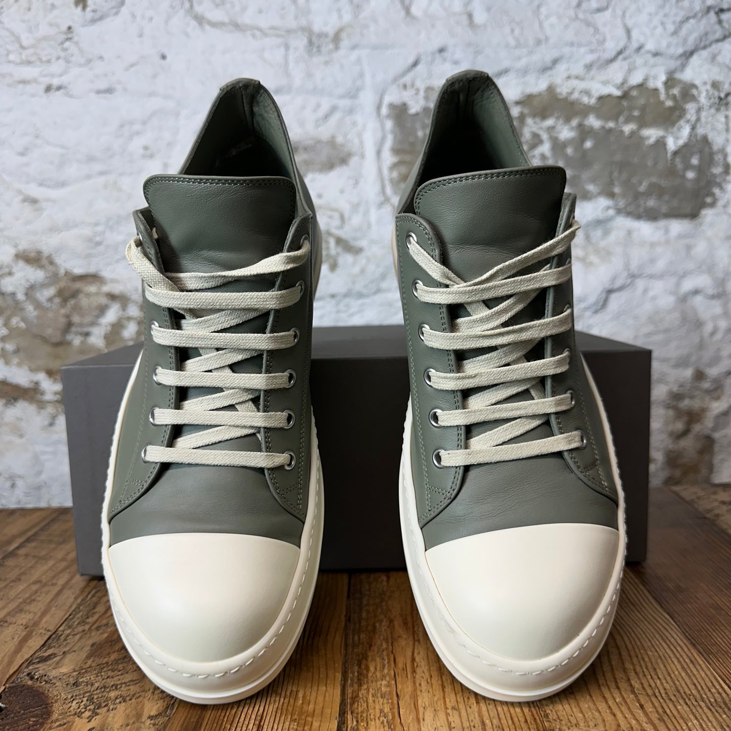 Rick Owens Celadon Milk Sneaker Sz 9 (42)