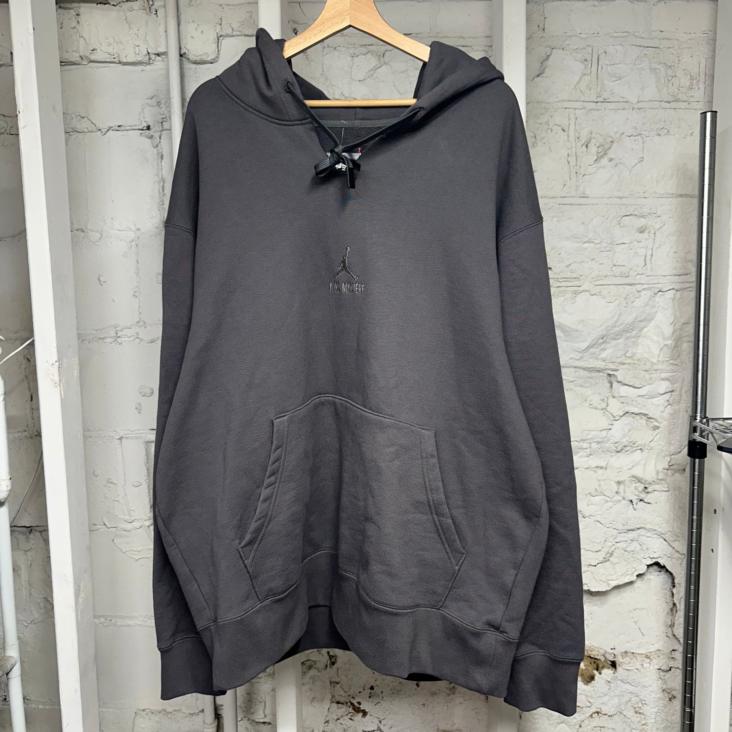 Jordan x A Ma Maniere Grey Hoodie Sz XXL DS