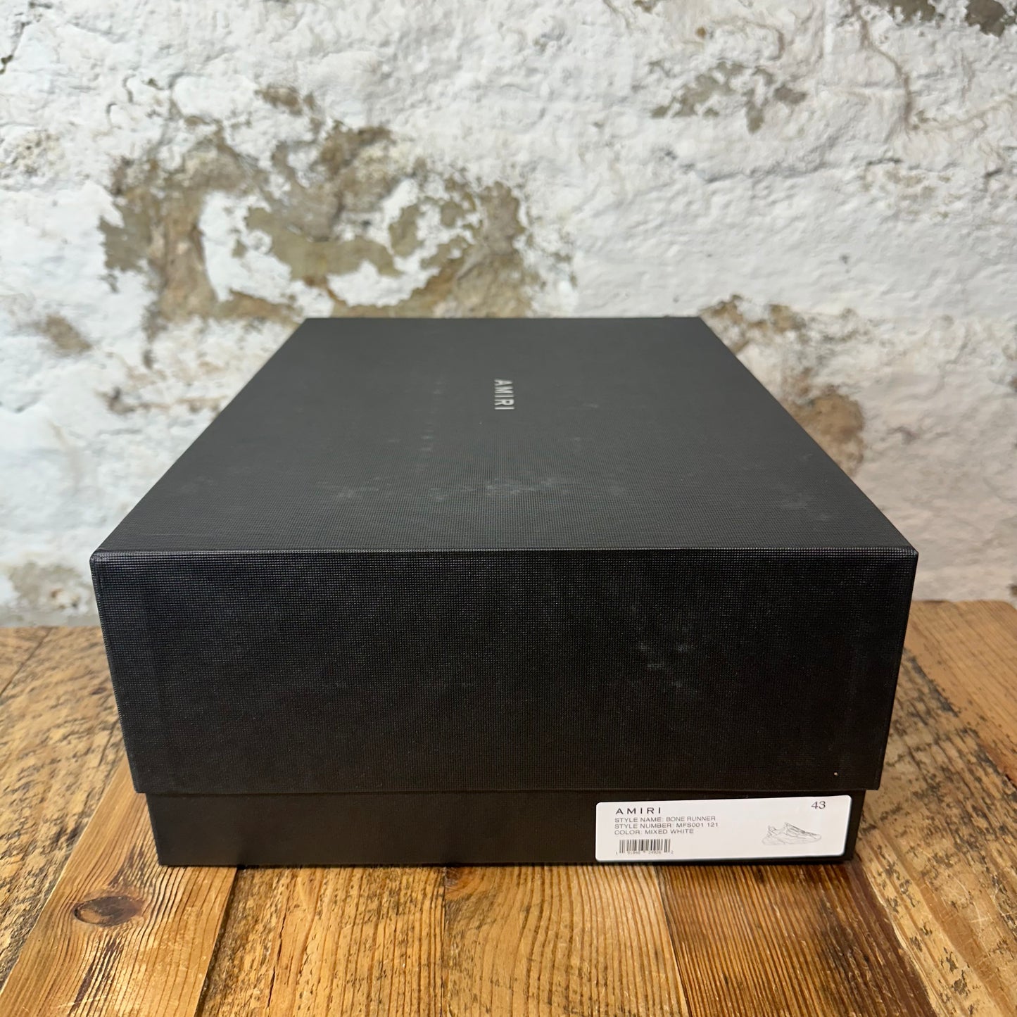 Amiri Mixed White Bone Runner Sneaker