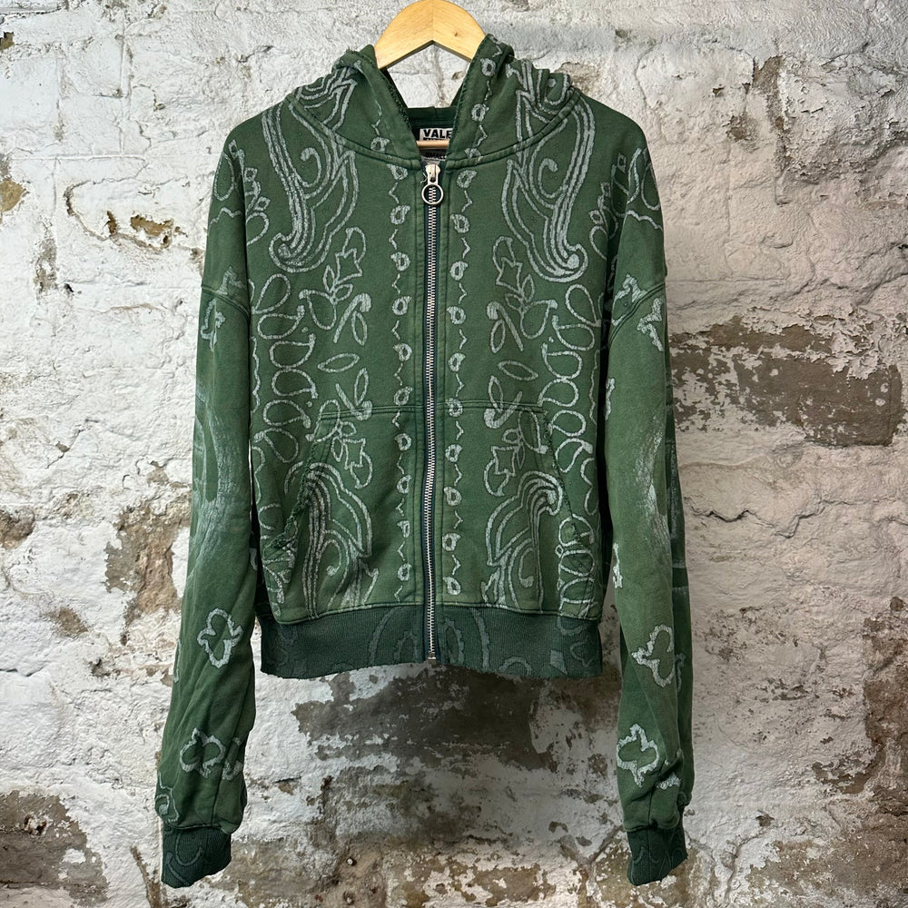 Vale Green Flag Zip Up Hoodie