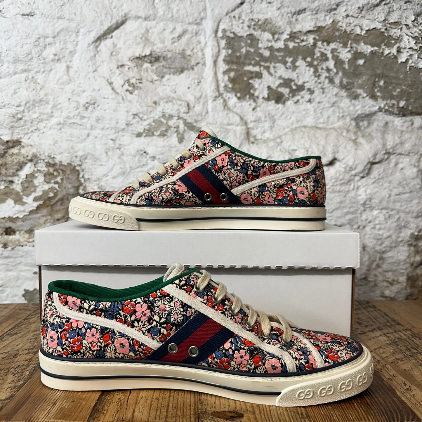 Gucci Tennis 1977 Low Floral Sneaker Sz 9 No Box