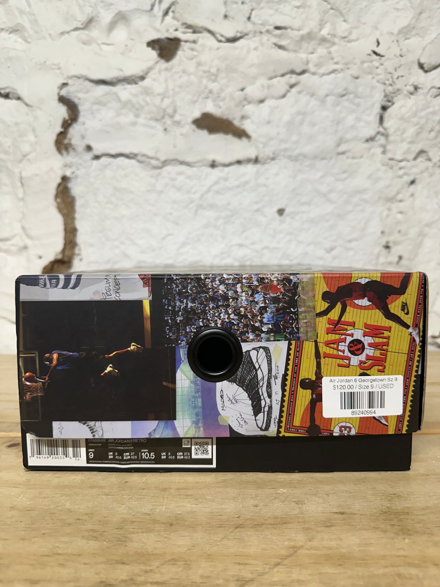 Air Jordan 6 Georgetown Sz 9