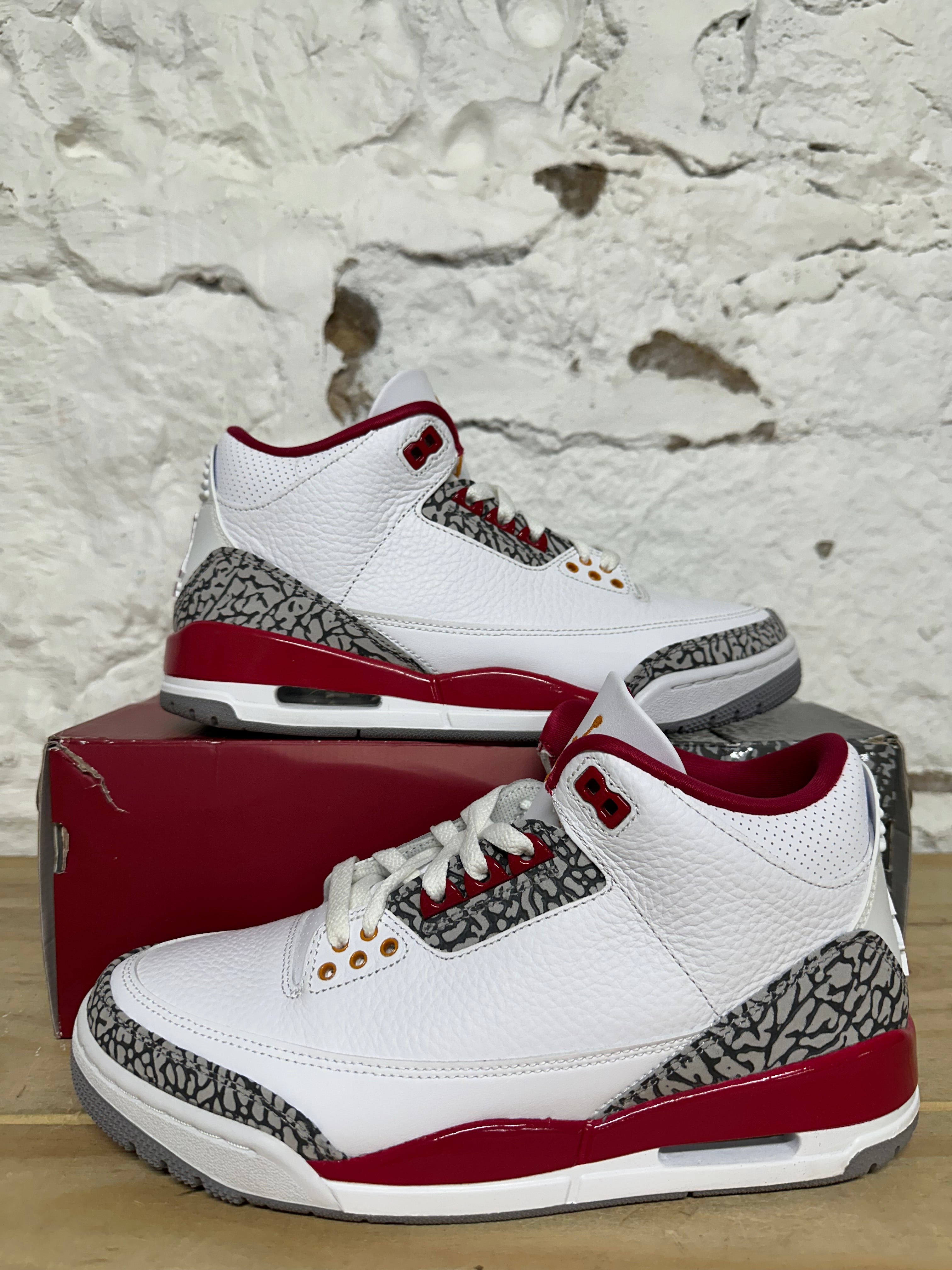 Air Jordan 3 Cardinal Sz 8.5