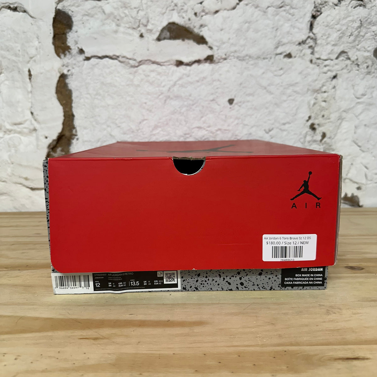 Air Jordan 6 Toro Bravo Sz 12 DS