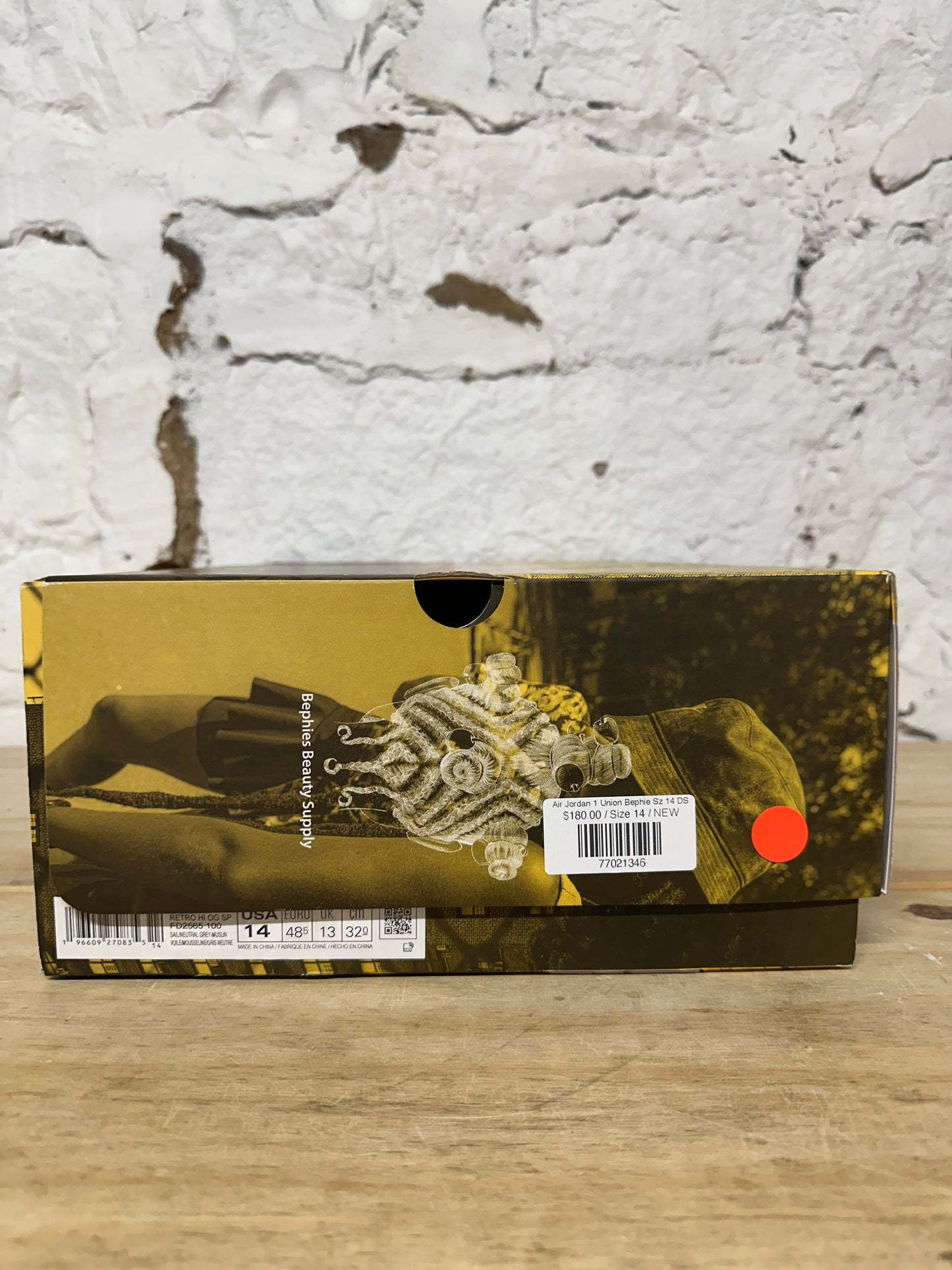 Air Jordan 1 High Union LA Bephies Beauty Supply Summer of '96 Sz 14 DS