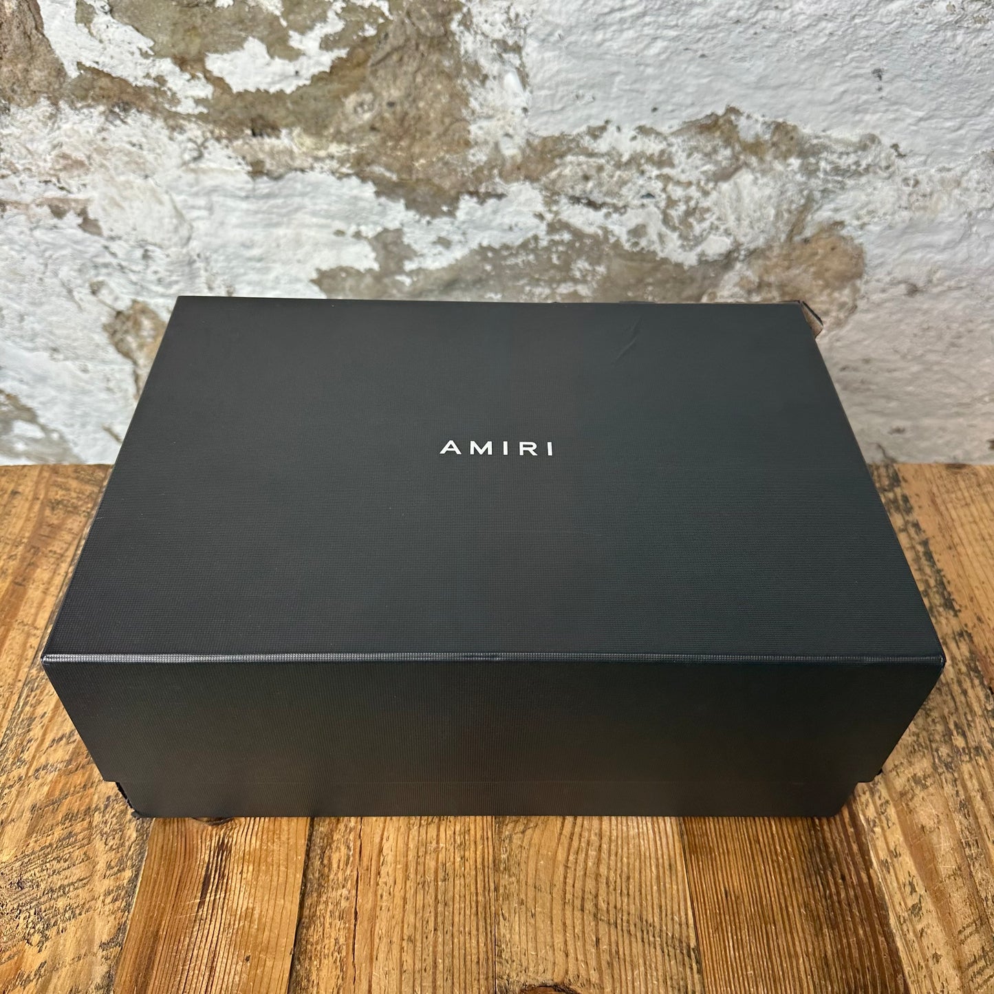 Amiri Silver Skeleton White Cream Sneaker Sz 6.5 (39) DS