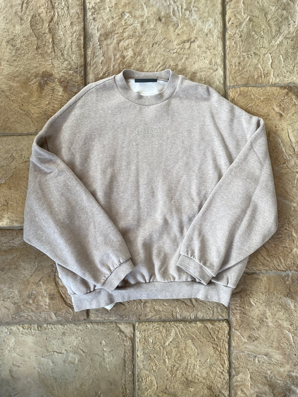 Fear of God Essentials Heather Grey Crewneck Sz L