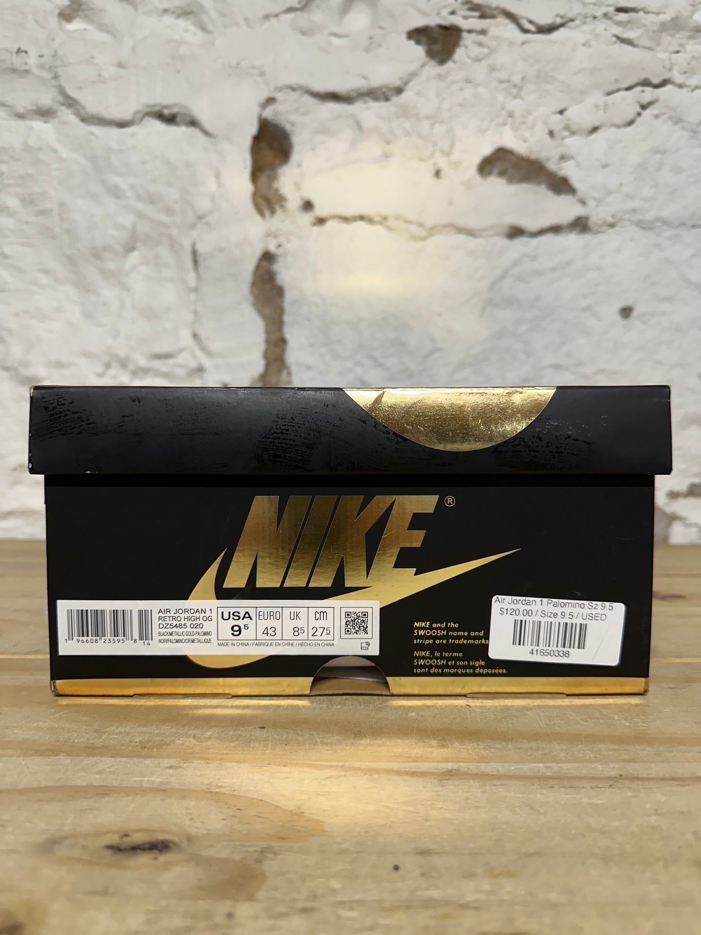 Air Jordan 1 High Palomino Sz 9.5