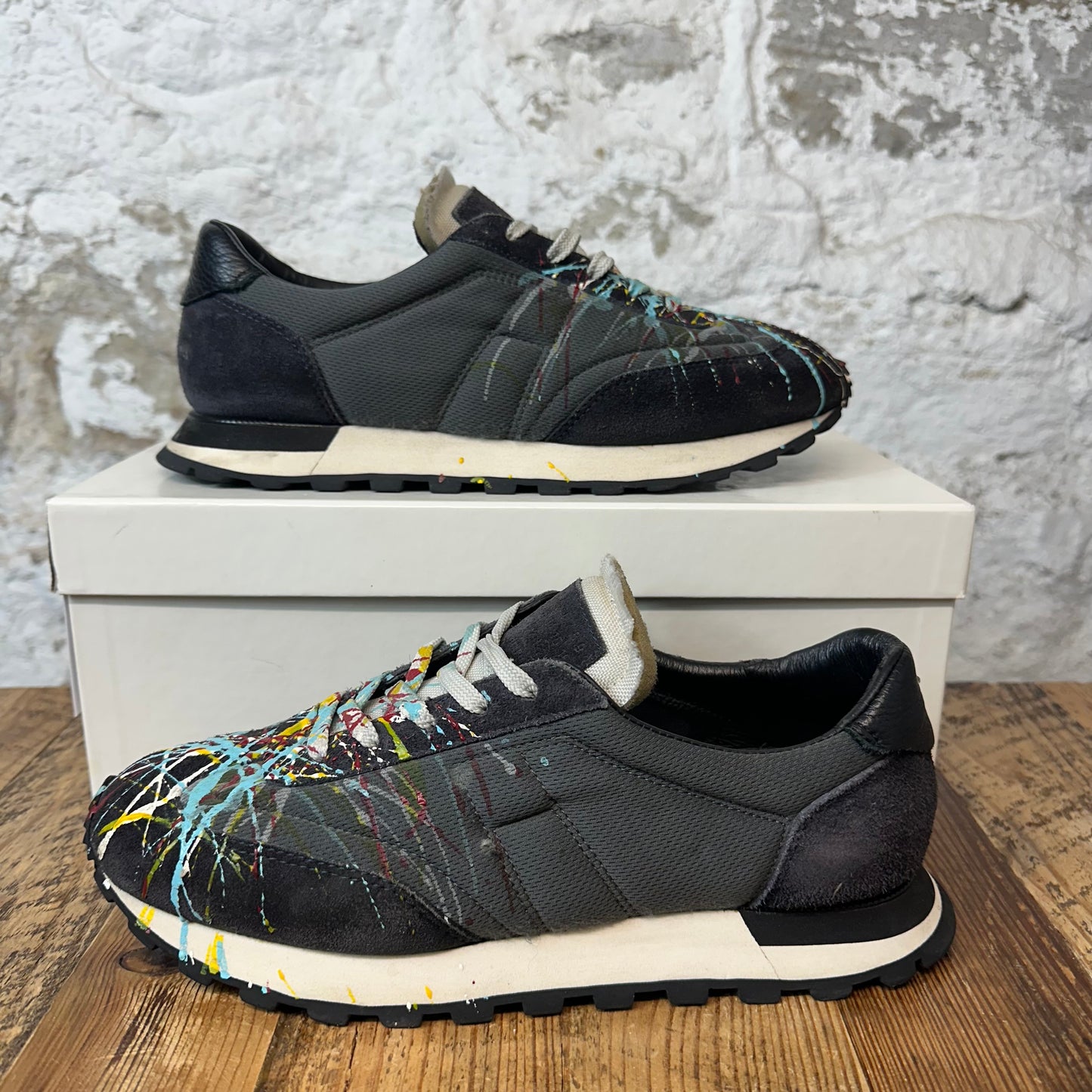 Maison Margiela Paint Splatter Runner Sneaker Sz 8 (41)