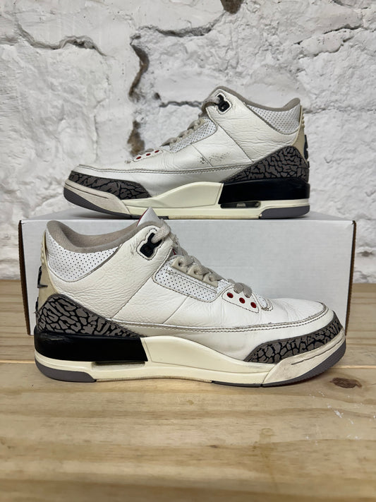 Air Jordan 3 White Cement Reimagined Sz 8