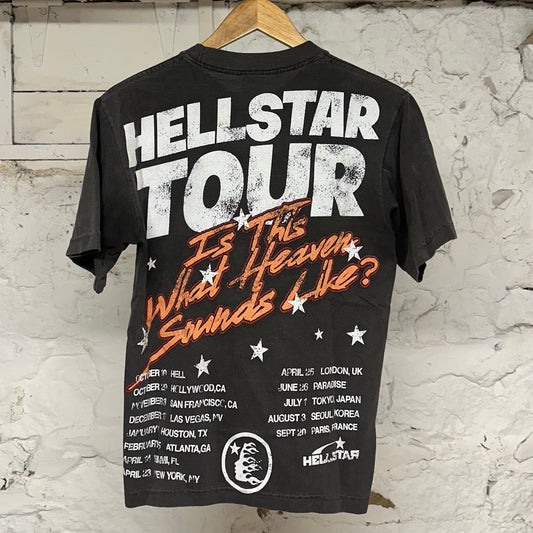 Hellstar Path To Paradise Grey T-Shirt Sz XS