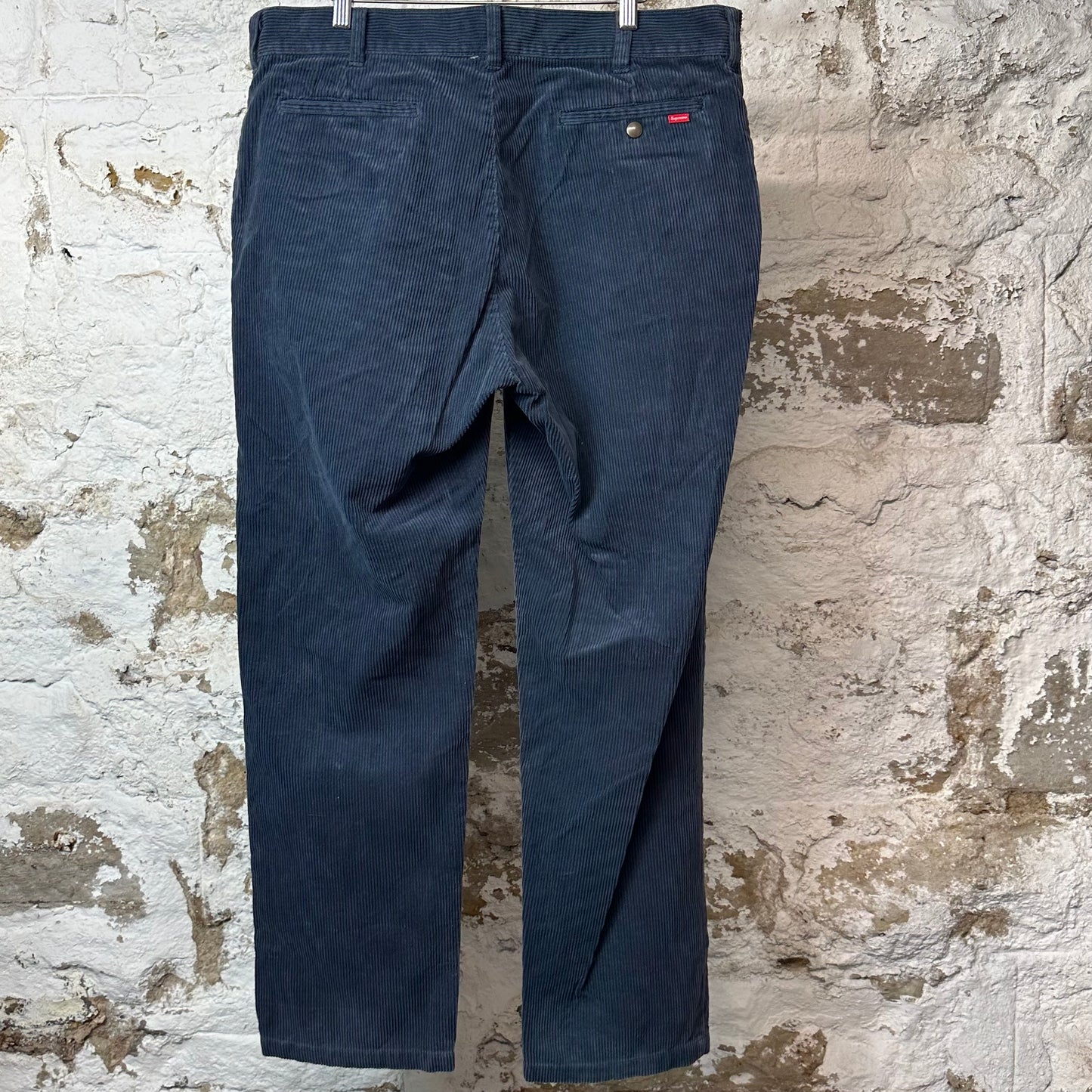 Supreme Navy Corduroy Pants Sz 36