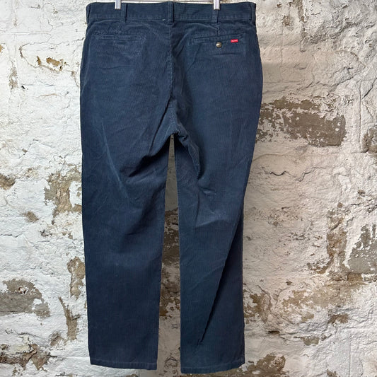 Supreme Navy Corduroy Pants Sz 36