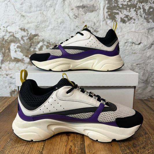Dior B22 White Black Purple Sz 10 (43) No Box