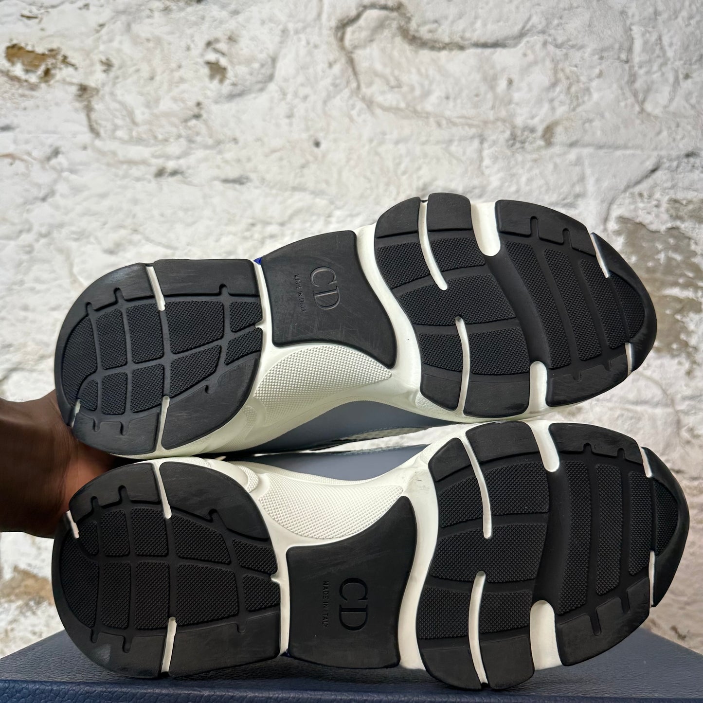 Dior B22 Blue Gray White Sneaker Sz 8 (41)