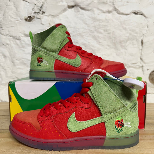 Nike SB Dunk High Strawberry Cough Sz 9 DS