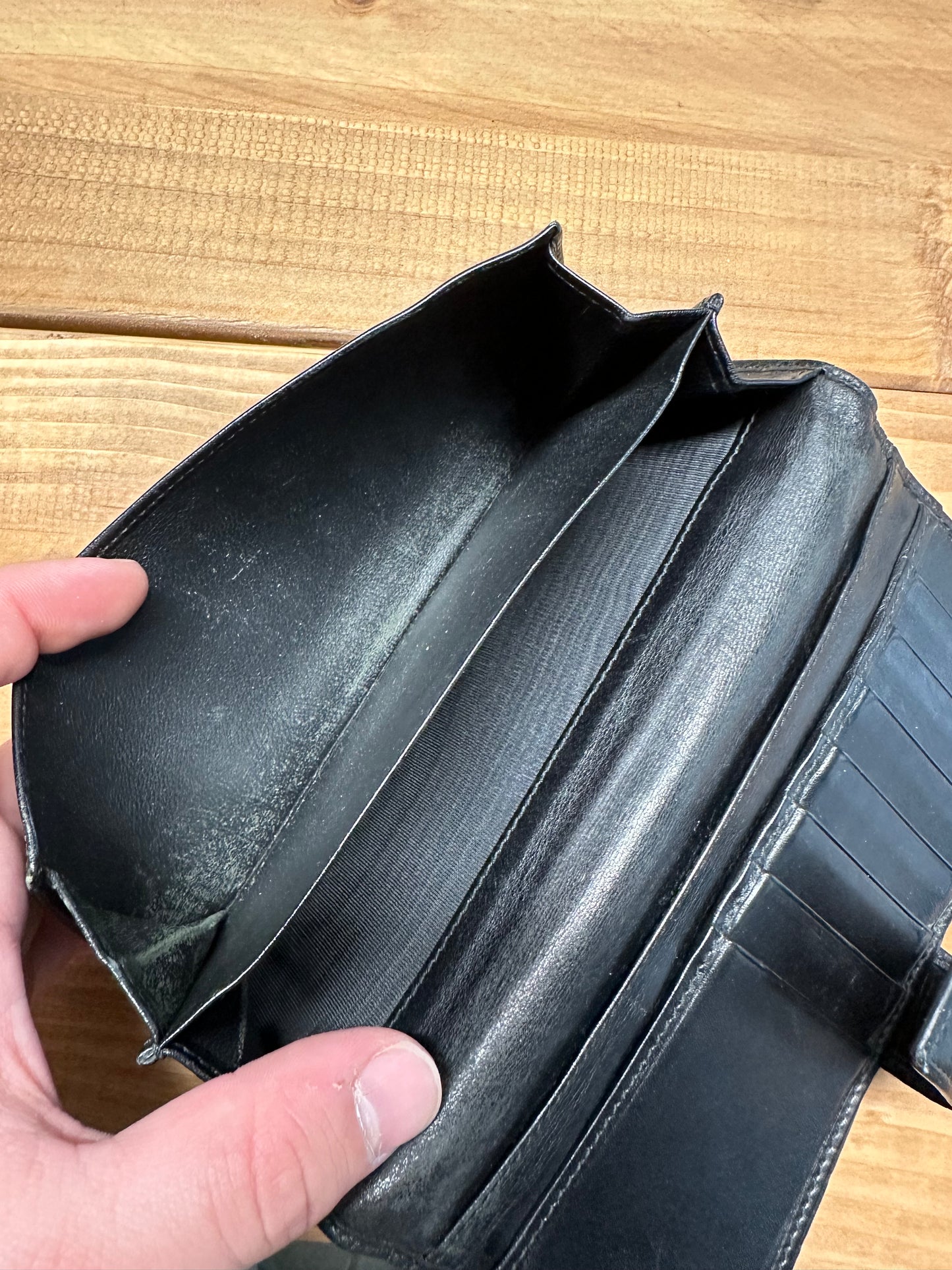 Gucci Leather Long Wallet
