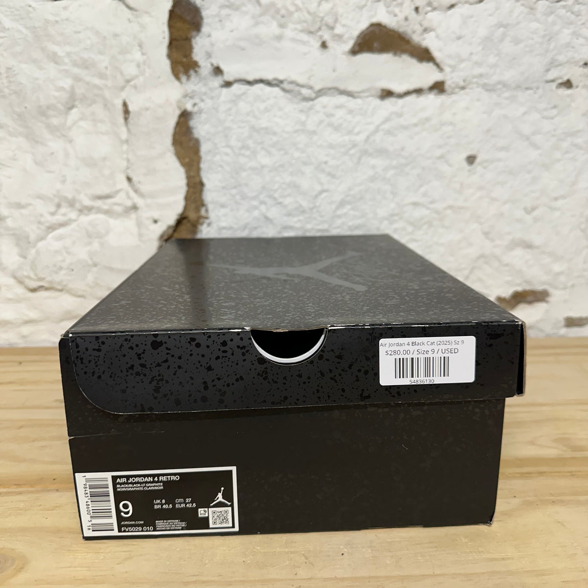 Air Jordan 4 Black Cat (2025) Sz 9