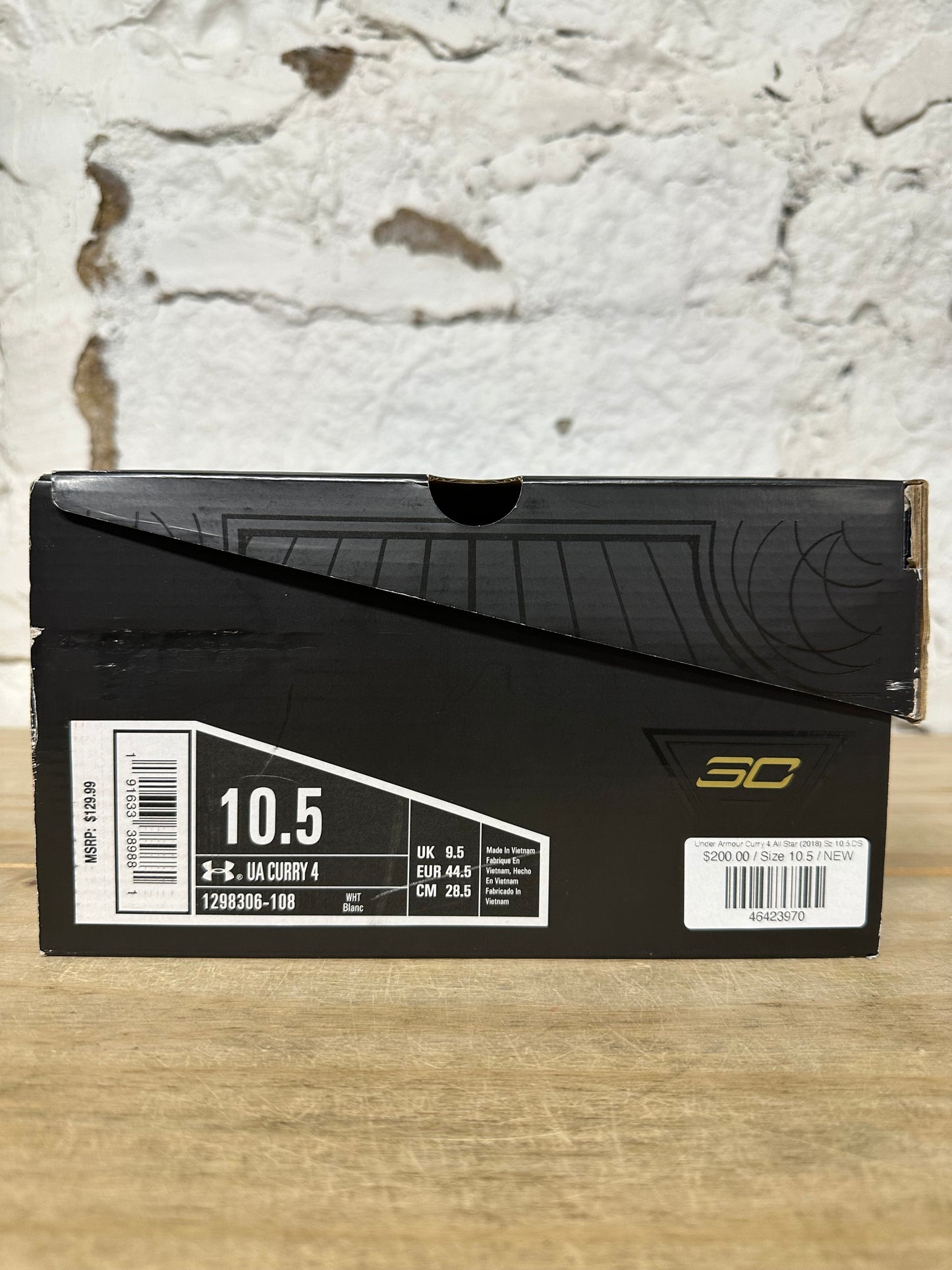 Under Armour Curry 4 All Star (2018) Sz 10.5 DS