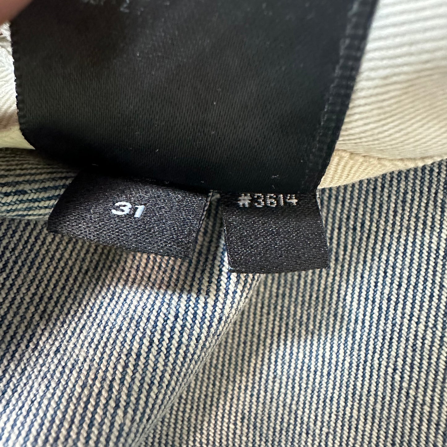 Amiri Wes Lang Sketch Blue Denim Jeans Sz 31
