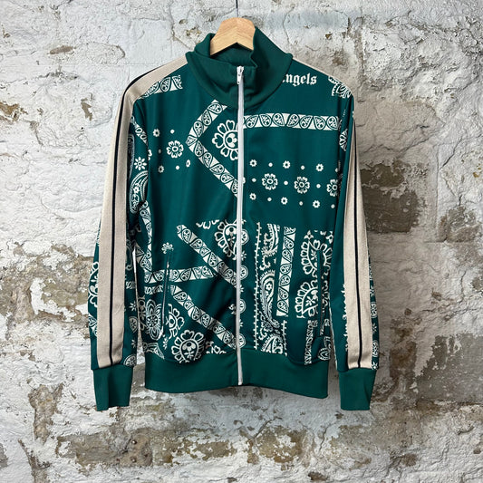 Palm Angels Green Paisley Track Jacket Sz M
