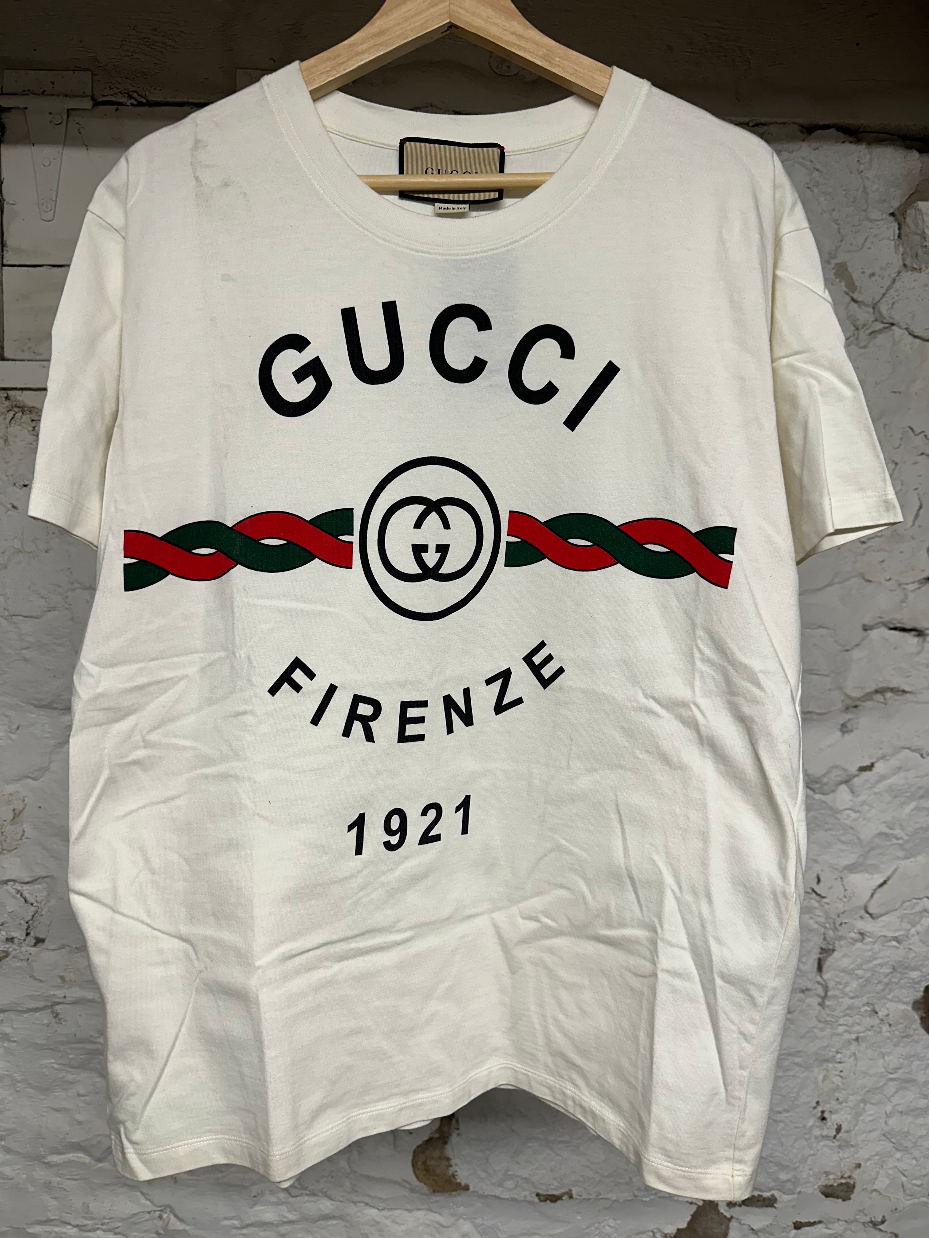 Gucci Firenze T-shirt White Sz XS