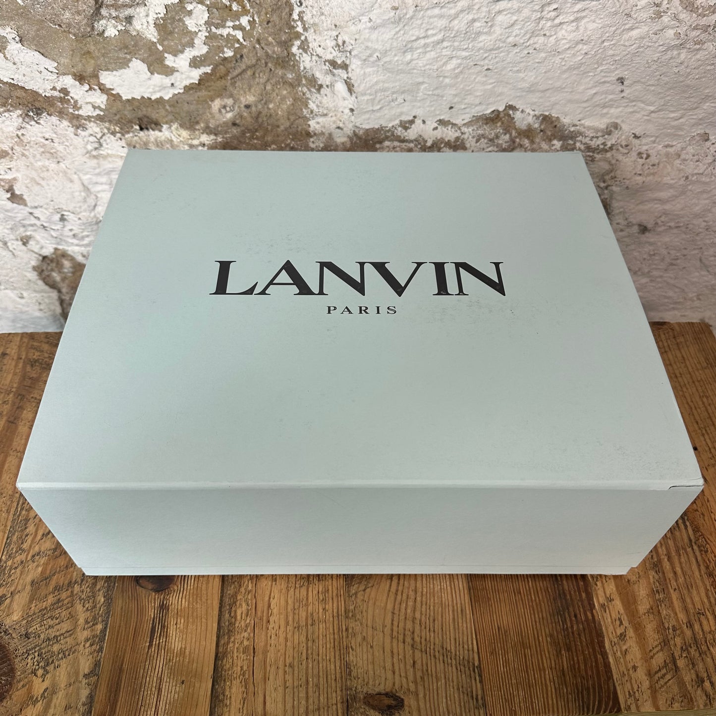 Lanvin Curb Brown Pony Hair Sneaker