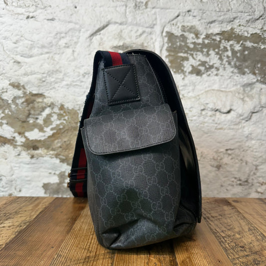 Gucci Supreme GG Black Monogram Diaper Bag