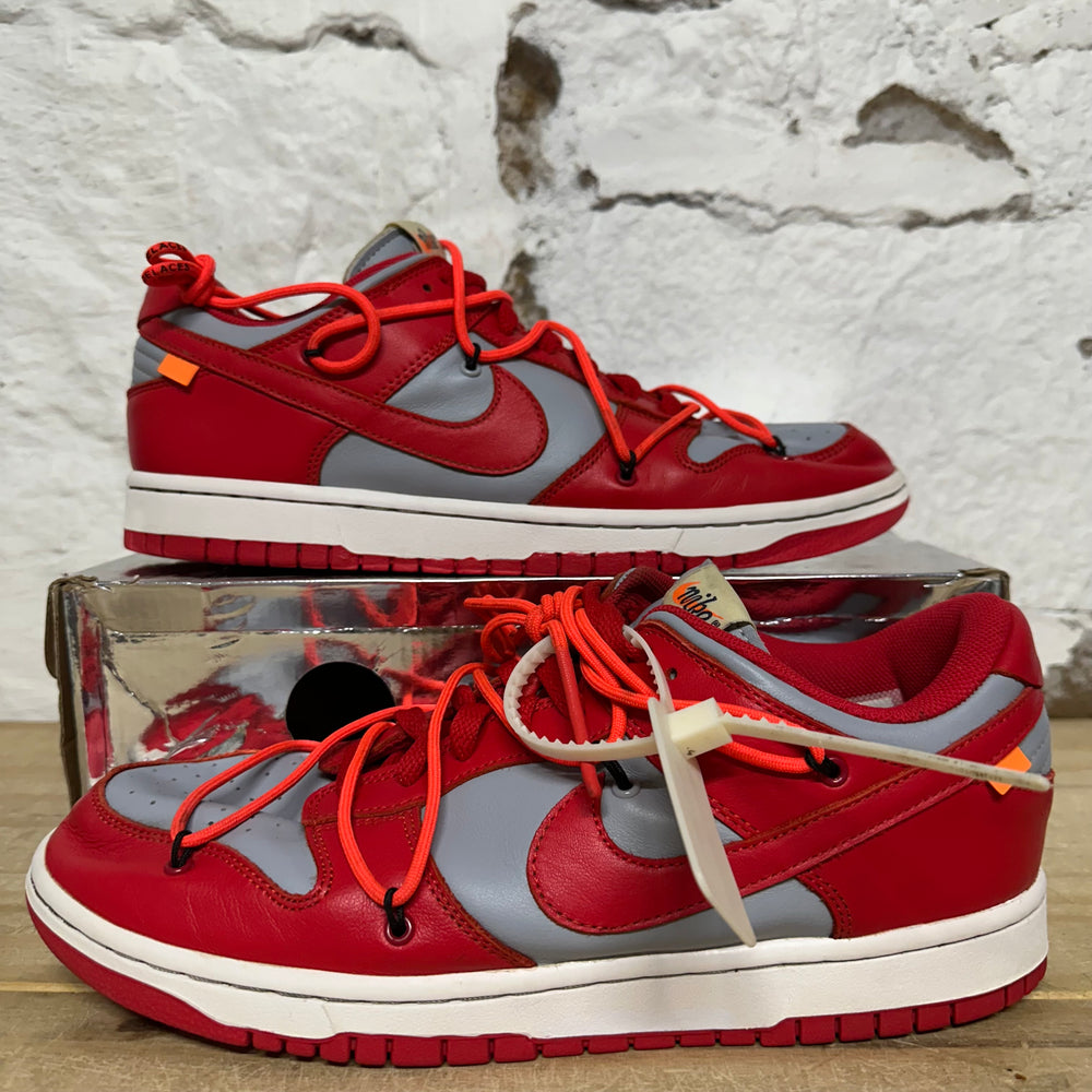 Nike Dunk Low Off-White University Red Sz 12