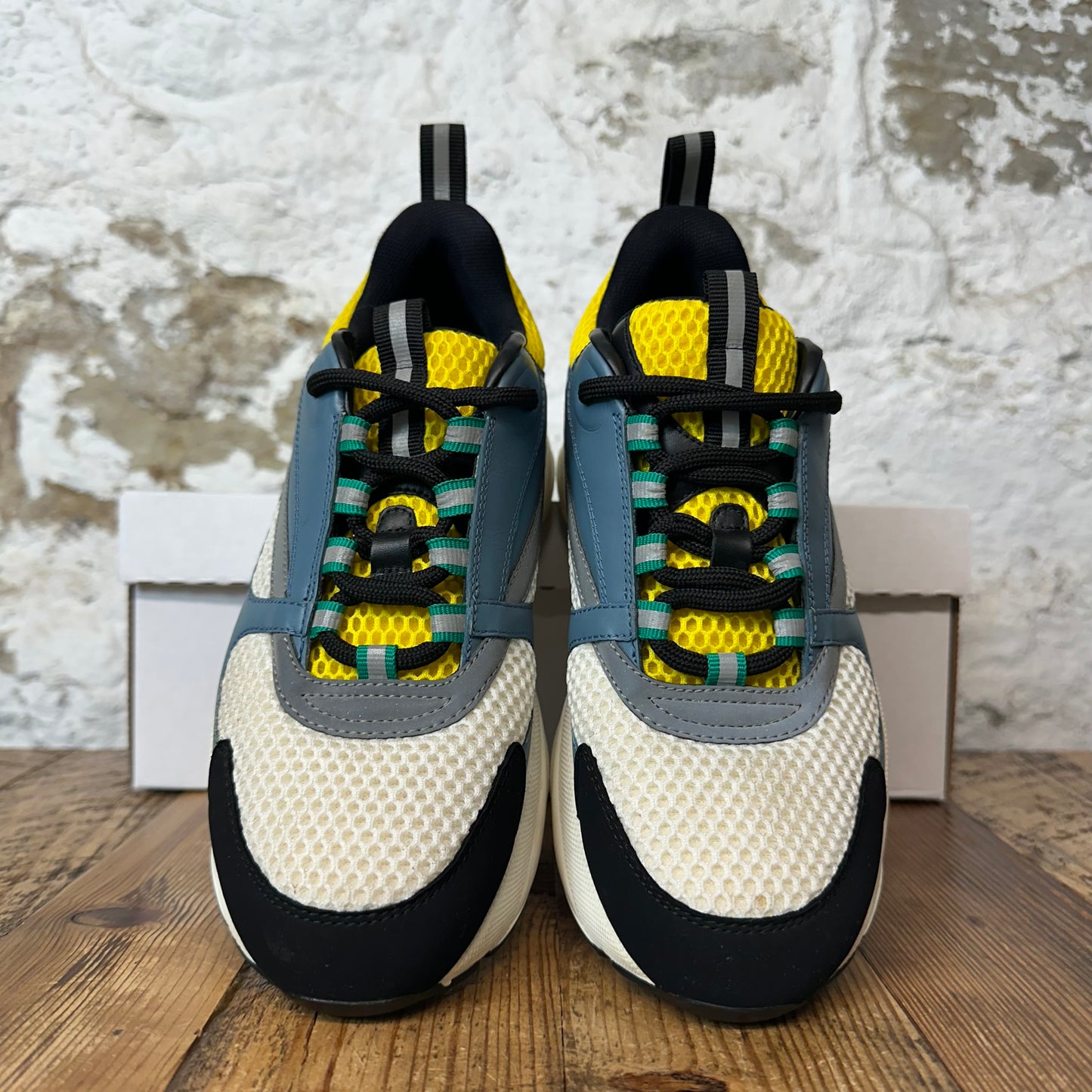 Dior B22 Blue White Yellow Sneaker Sz 6 (38)