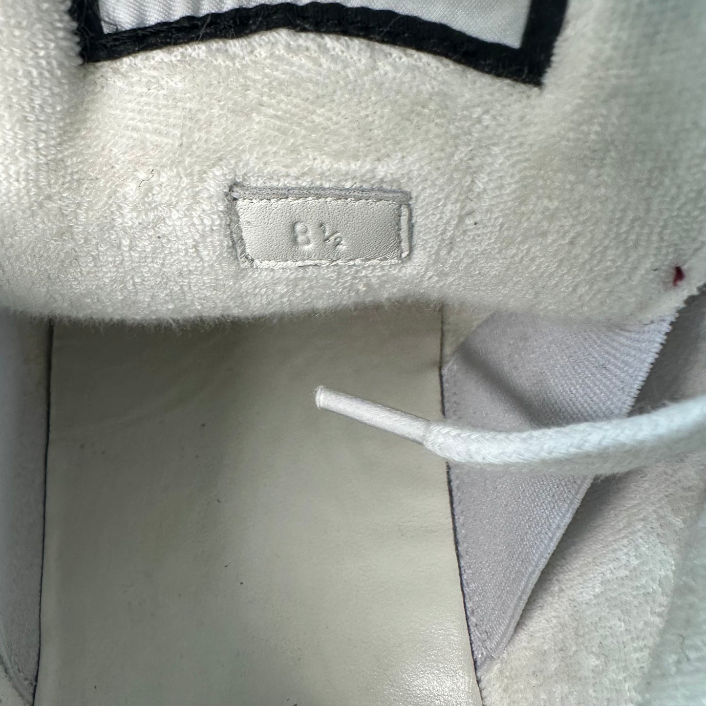 Gucci Screener GG Monogram Maroon White Sneaker Sz 8.5