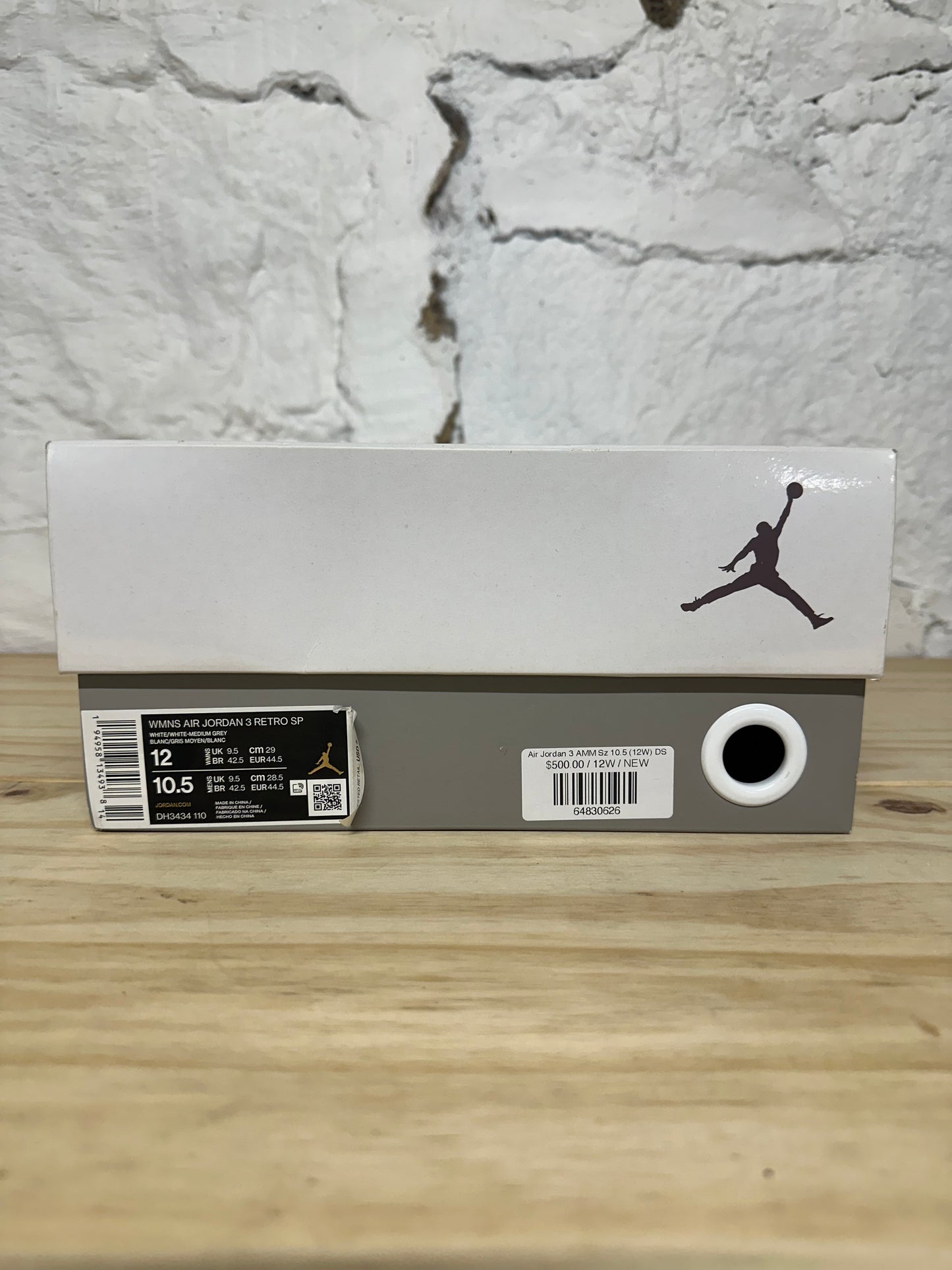 Air Jordan 3 A Ma Maniere Sz 10.5 (12W) DS