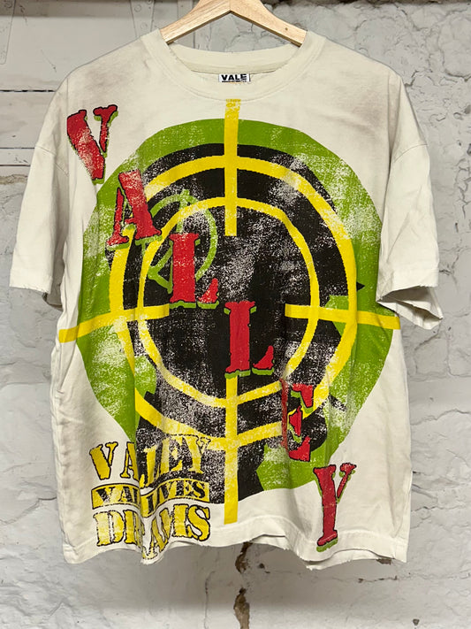 Vale Target Cream T-Shirt Sz M