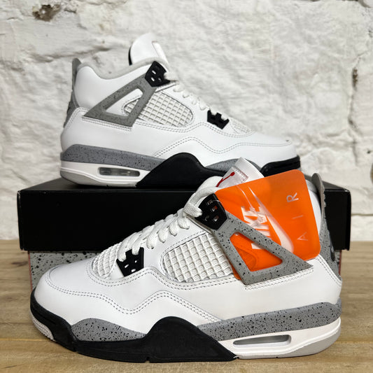 Air Jordan 4 White Cement Sz 6.5Y DS
