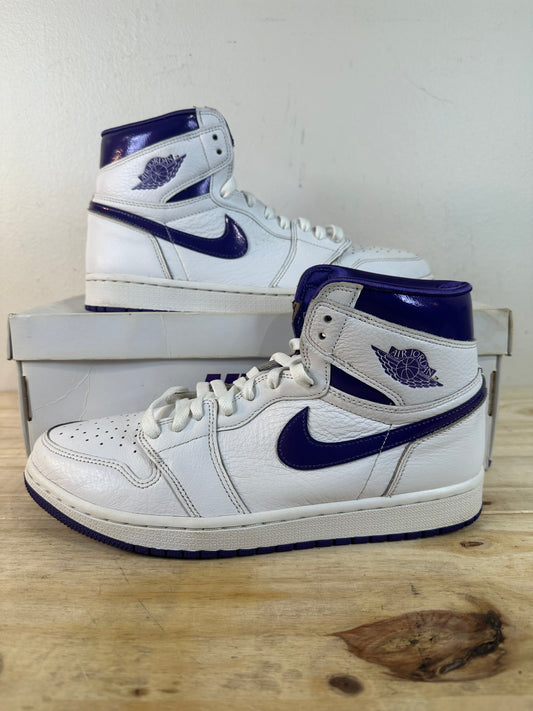 Air Jordan 1 High Court Purple Sz 9.5 (11W)