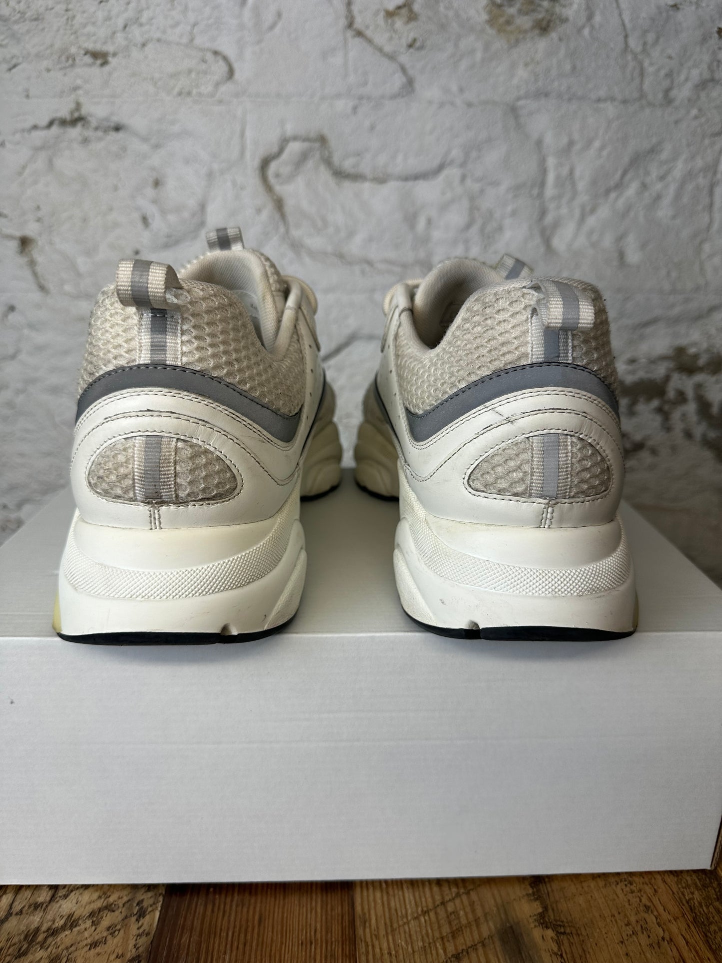 Dior B22 Triple White 3M Sz 13 (46) No Box