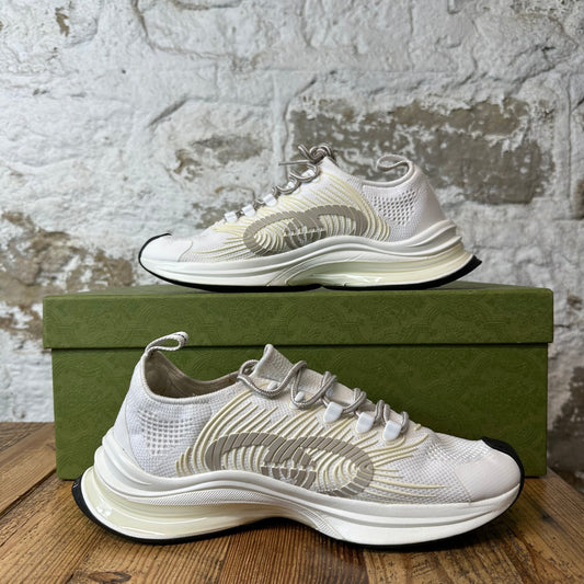 Gucci Multiwave Cream White Run Sneaker Sz 8.5