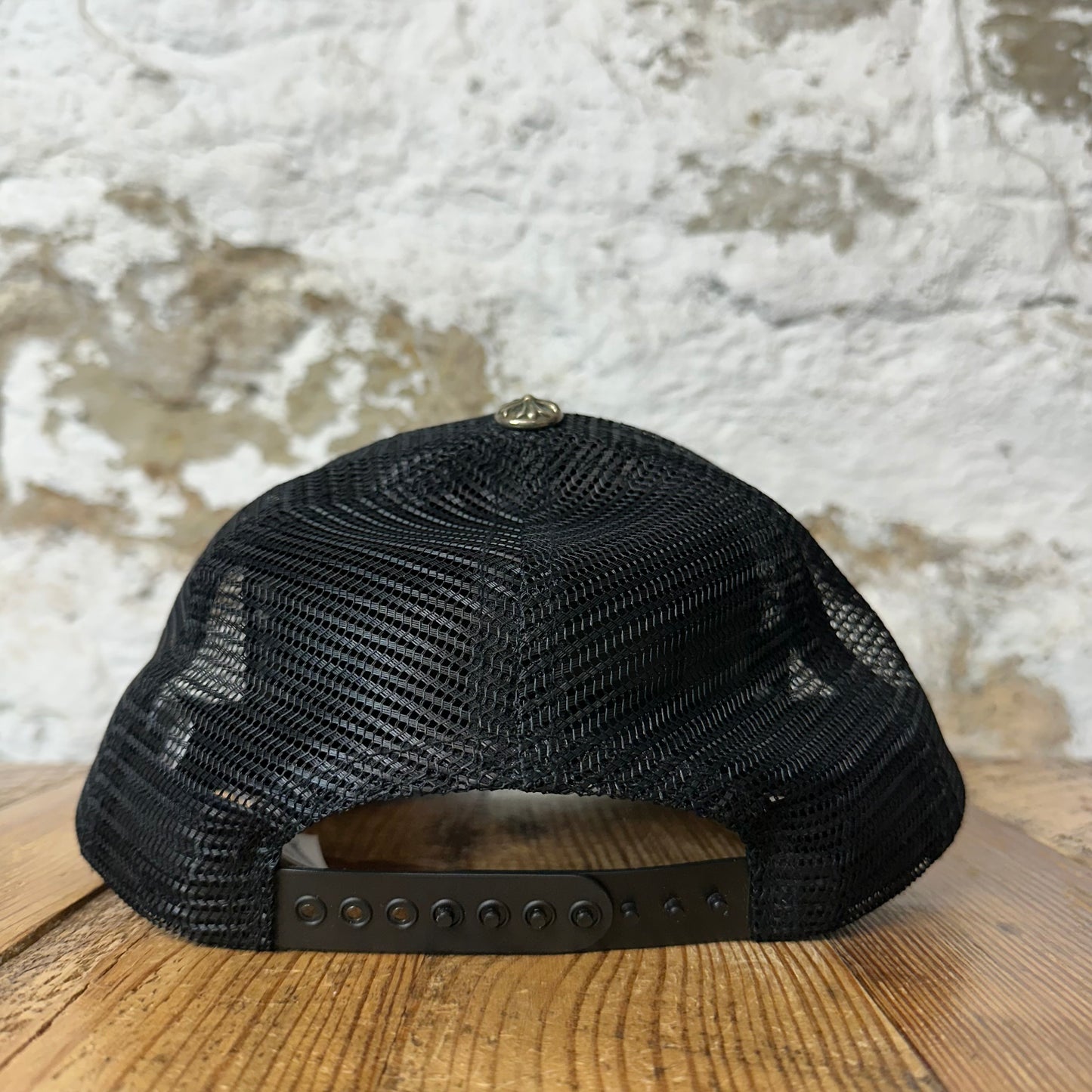 Chrome Hearts Hollywood F*** Black Trucker Hat