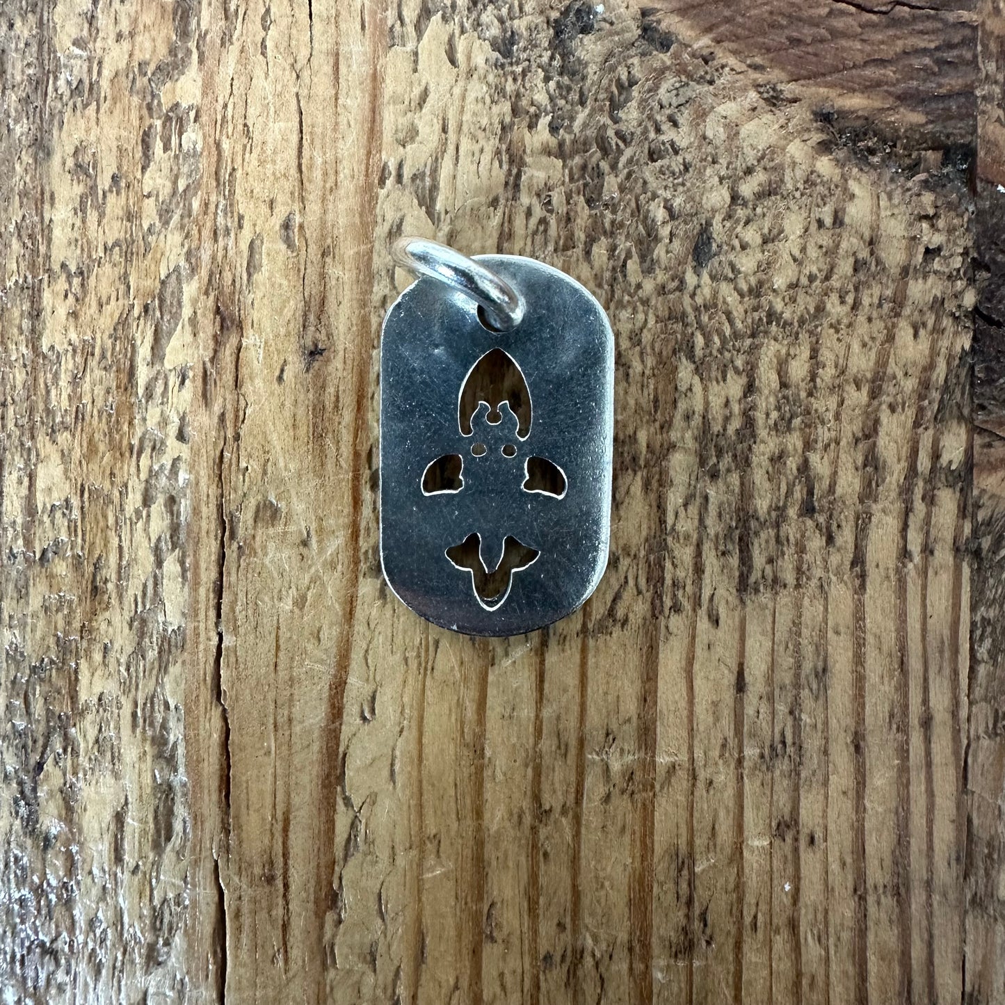 Chrome Hearts Cut Out Dagger Silver Pendant