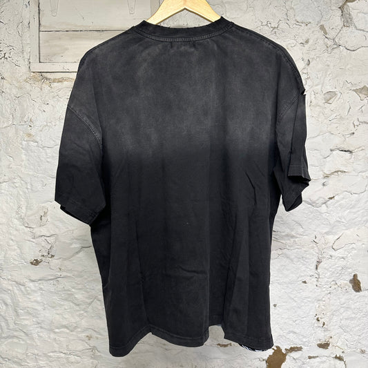 Vale Bling Graffiti Black T-Shirt Sz XXL