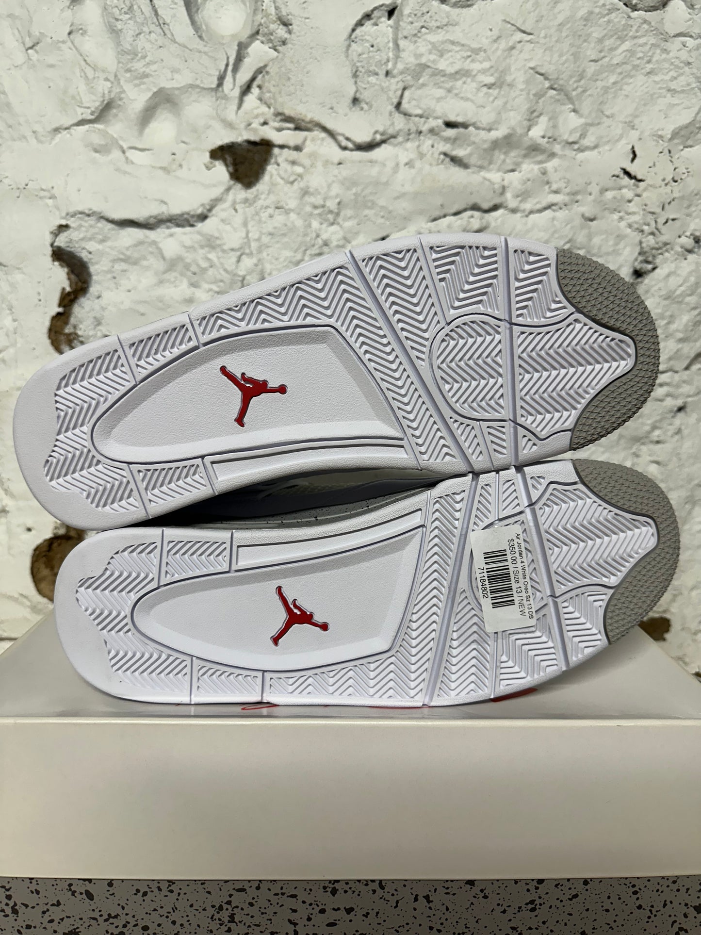 Air Jordan 4 White Oreo Sz 13 DS