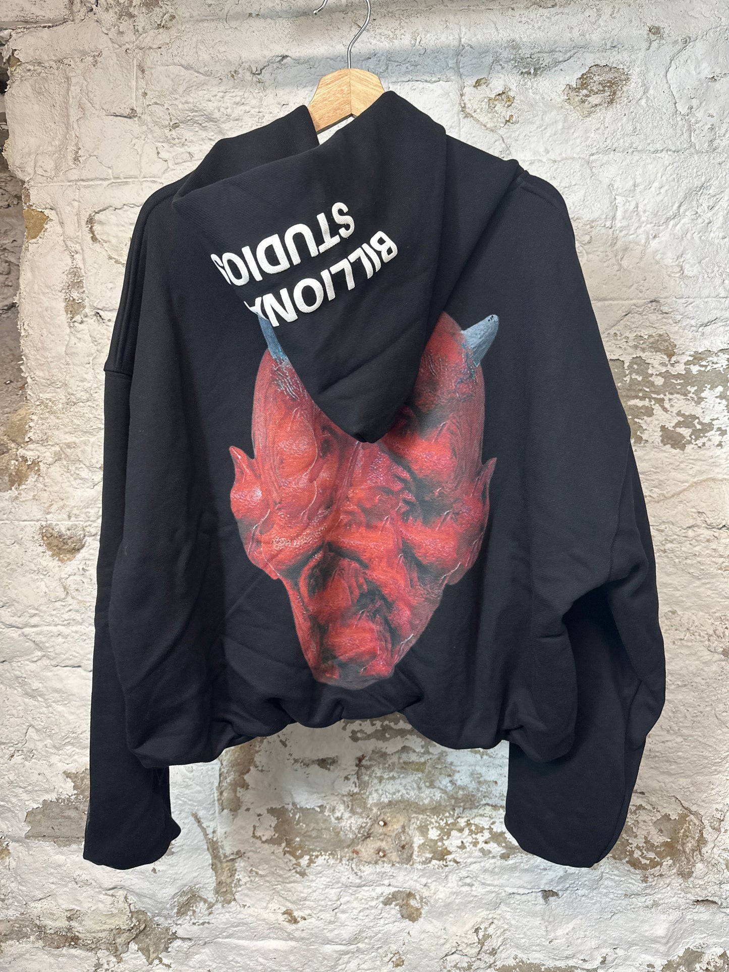 Billionaire Studios Red Demon Black Hoodie