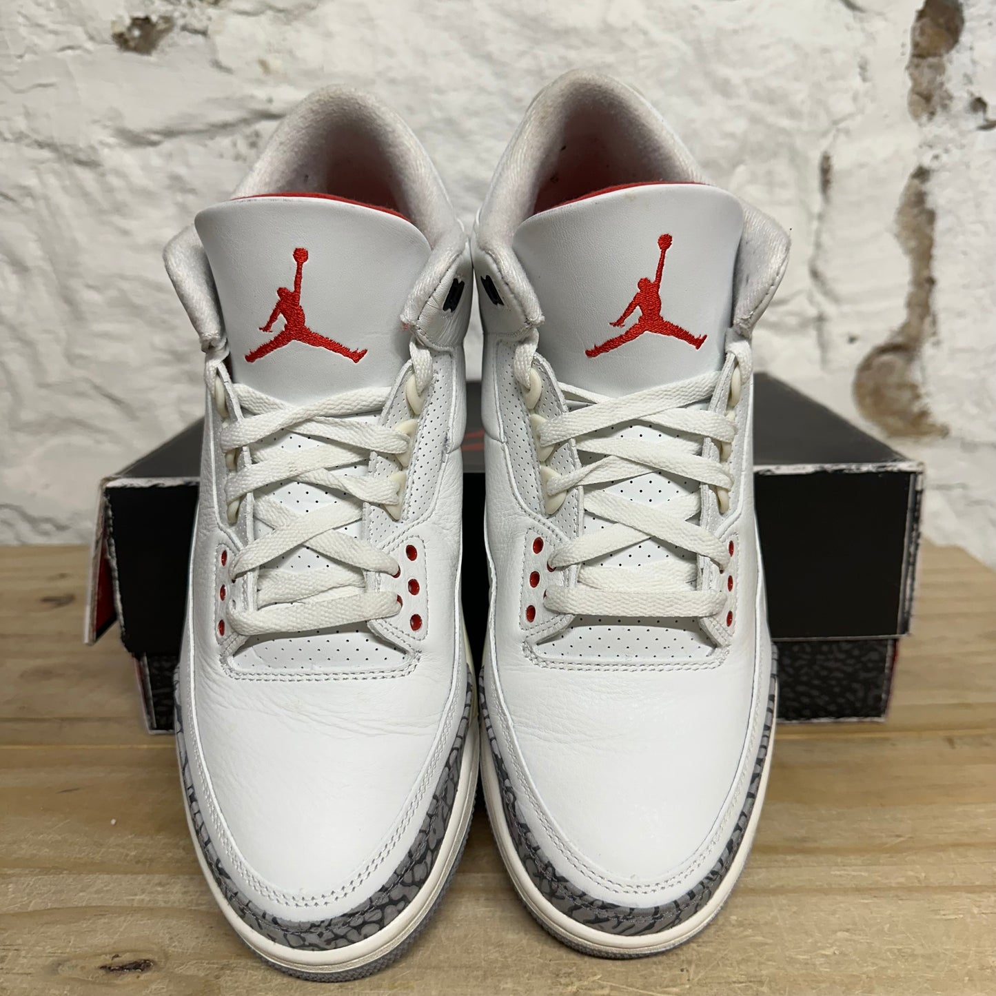 Air Jordan 3 White Cement Reimagined Sz 10.5