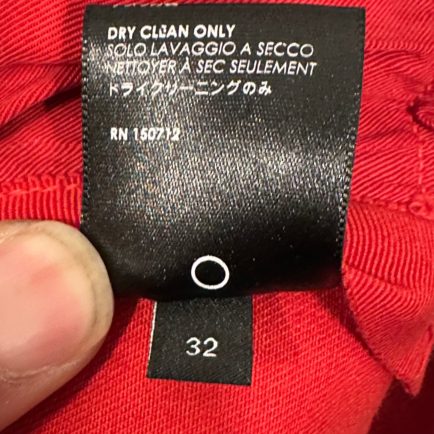 Amiri Black Stripe Red Jeans Sz 32