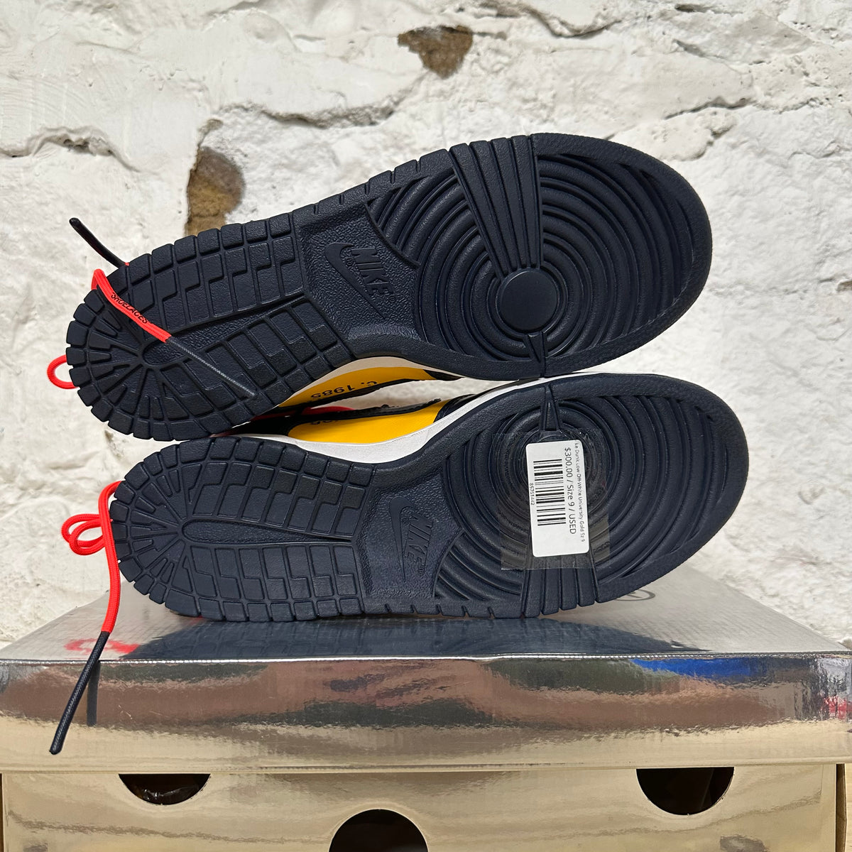 Nike Dunk Low Off-White University Gold Sz 9