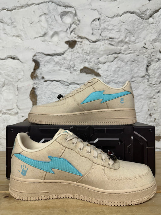 Nike Air Force 1 Low RTFKT Clone x Human White Sz 9 DS