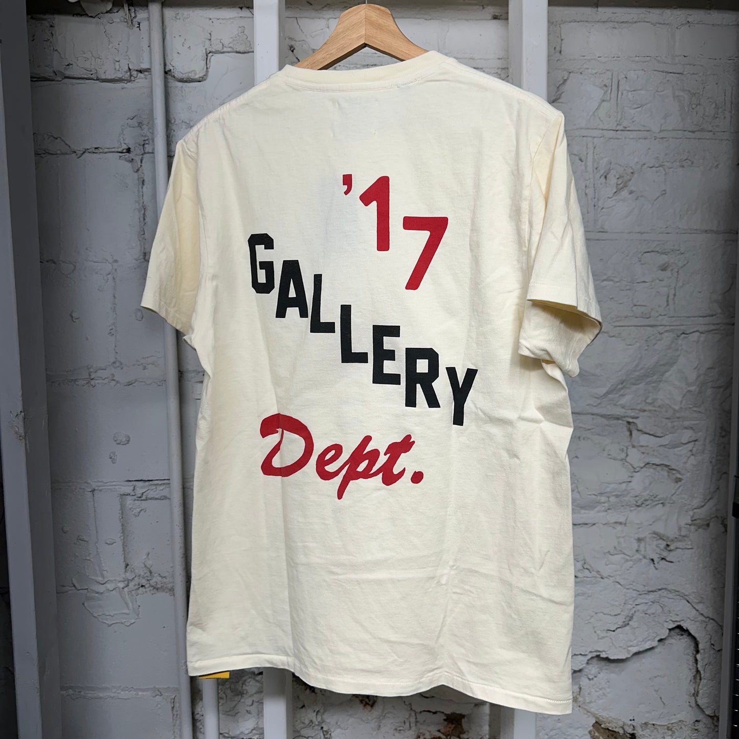 Gallery Dept Boxing Cream T-Shirt Sz M
