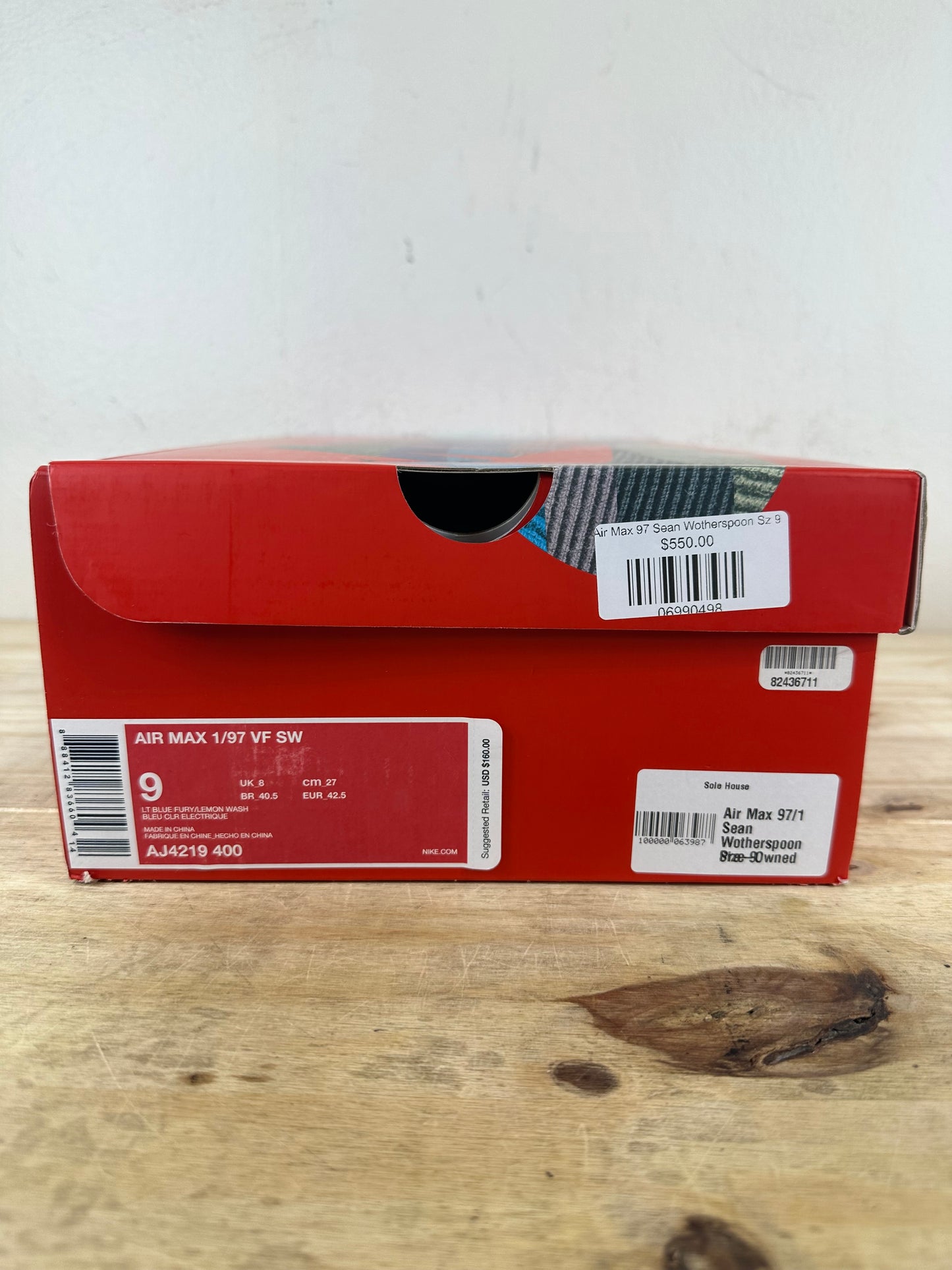 Nike Air Max 1/97 Sean Weatherspoon Sz 9
