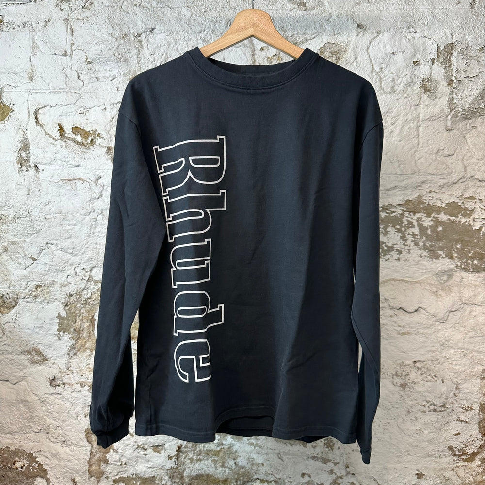 Rhude Side Spellout Black L/s